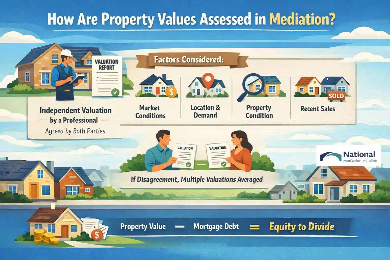 How Are Property Values Assessed in Mediation Wokingham?