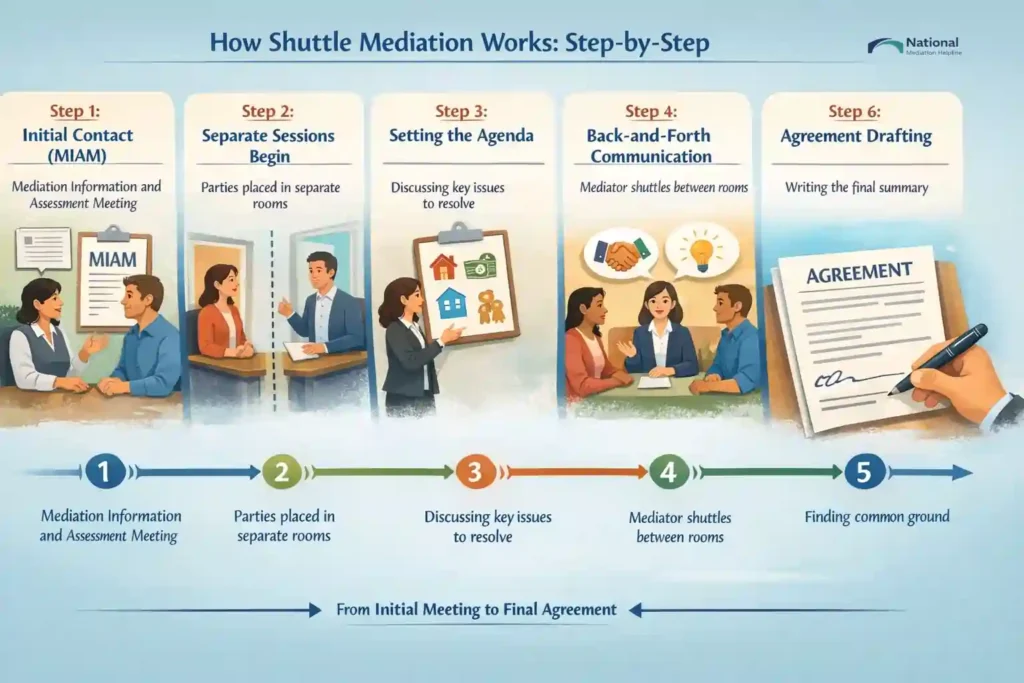 How Shuttle Mediation Works: Step-by-Step Wokingham