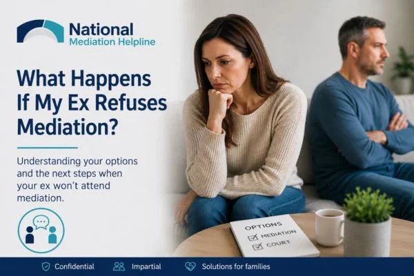 what if my ex refuses mediation Wokingham?